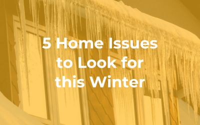 5 Home Issues to Look for this Winter
