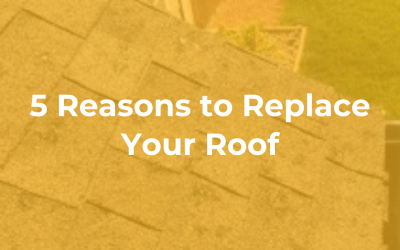 5 Reasons to Replace Your Roof
