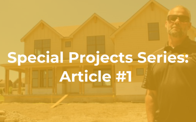 Special Projects Series: Article #1