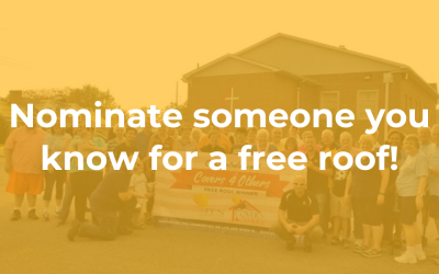 Nominate someone you know for a free roof!