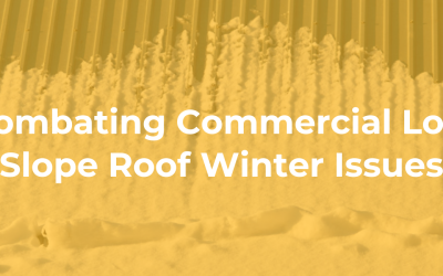 Combating Commercial Low Slope Roof Winter Issues