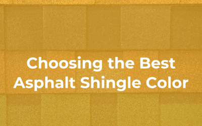 Choosing the Best Asphalt Shingle Color
