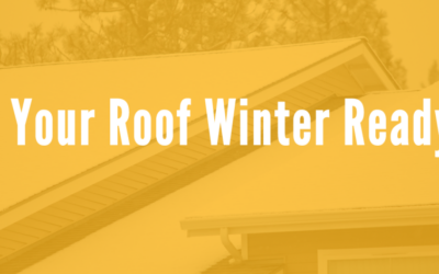 Is Your Roof Winter Ready?
