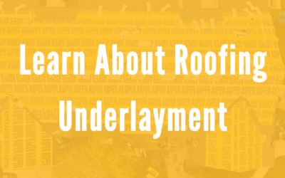 The Importance Of Roof Underlayment