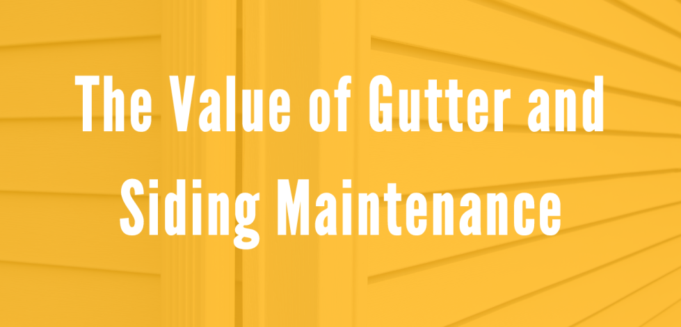 The Importance of Gutter and Siding Maintenance