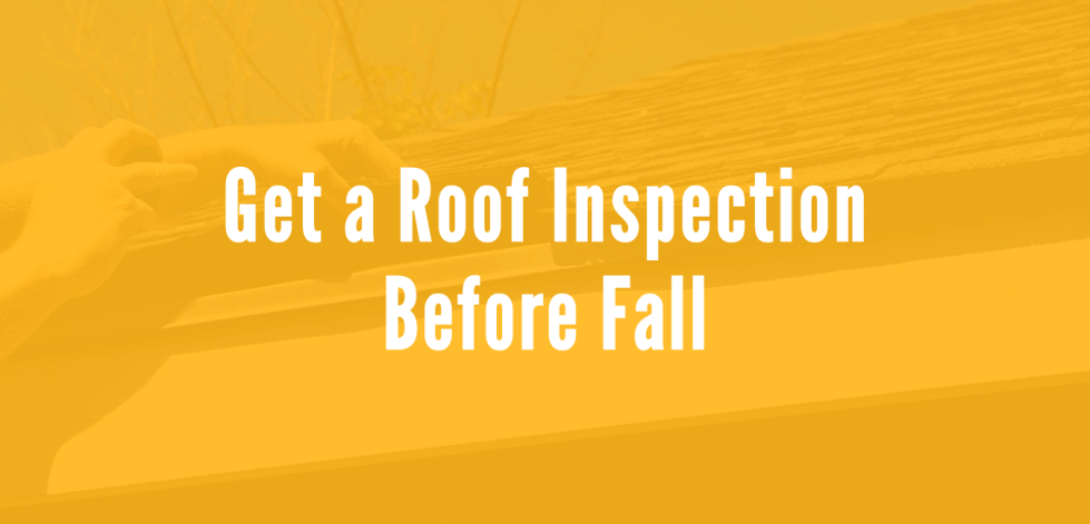 A fall roof inspection