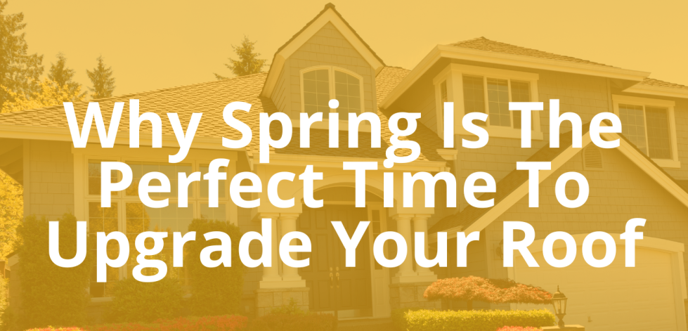 Why spring is the perfect time to upgrade your roof