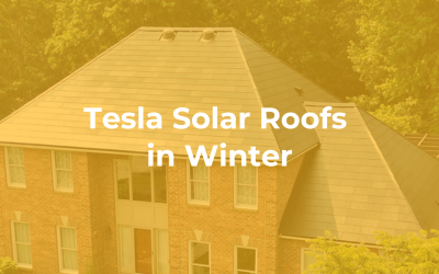 Tesla Solar Roofs in Winter