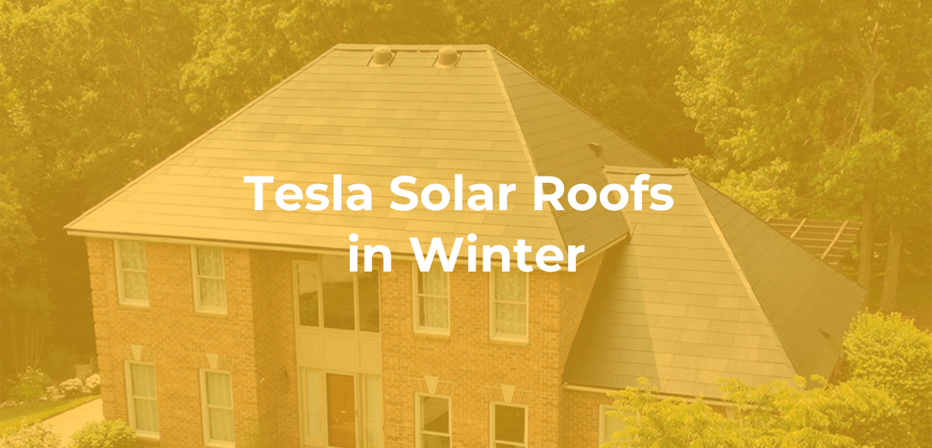 Tesla Solar Roofs in Winter