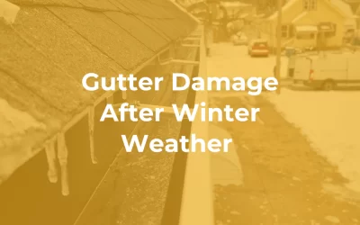 Gutter Damage After Winter Weather