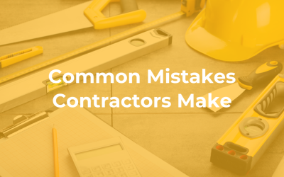Common Mistakes Contractors Make