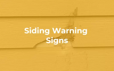 Siding Warning Signs